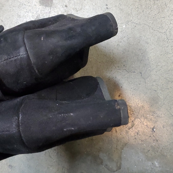 Black laced wedge booties - Picture 5 of 5